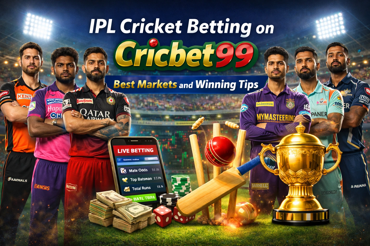 Read more about the article IPL Cricket Betting on Cricbet99: Best Markets and Winning Tips