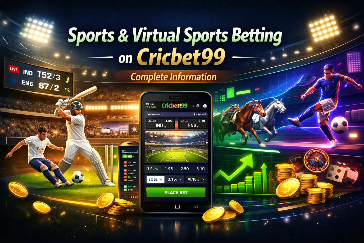 You are currently viewing Sports & Virtual Sports Betting on Cricbet99: Complete Information