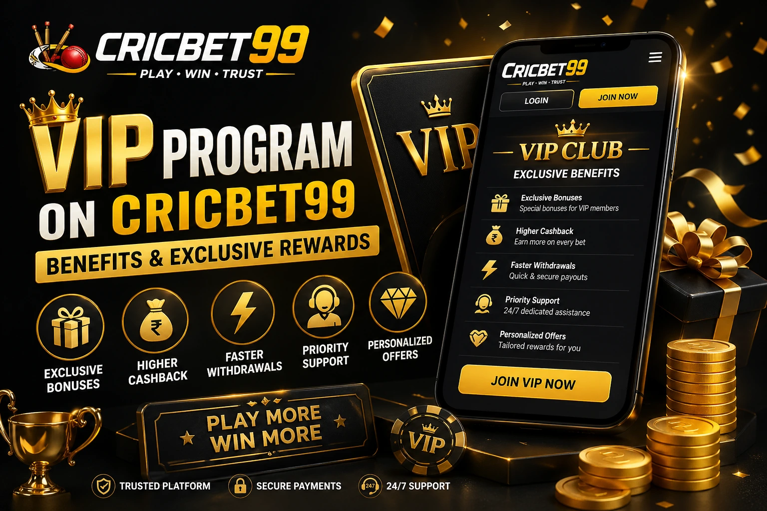 You are currently viewing VIP Program on Cricbet99: Benefits and Exclusive Rewards